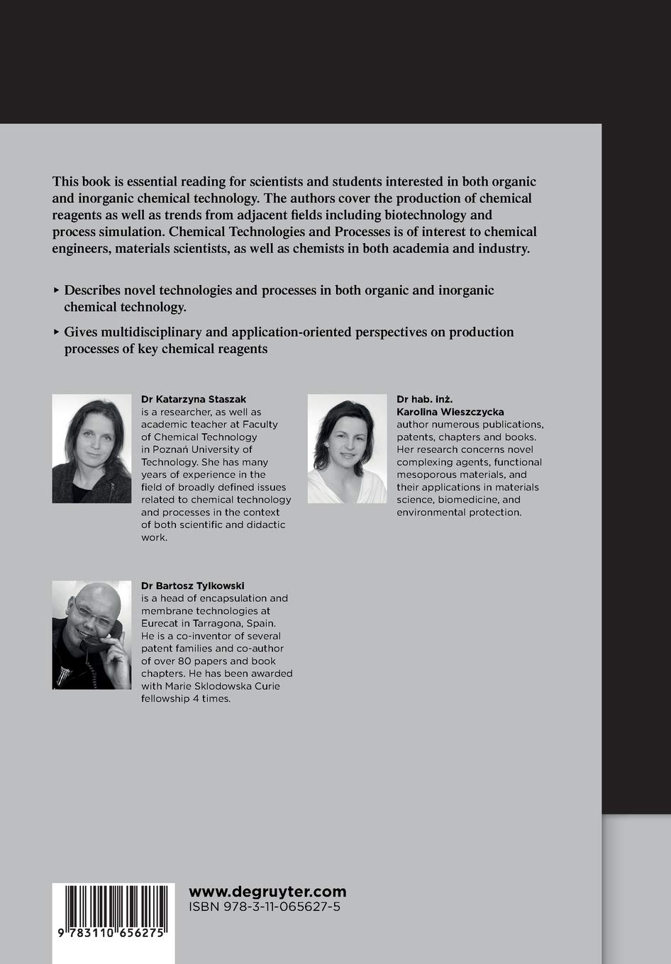 Chemical Technologies and Processes