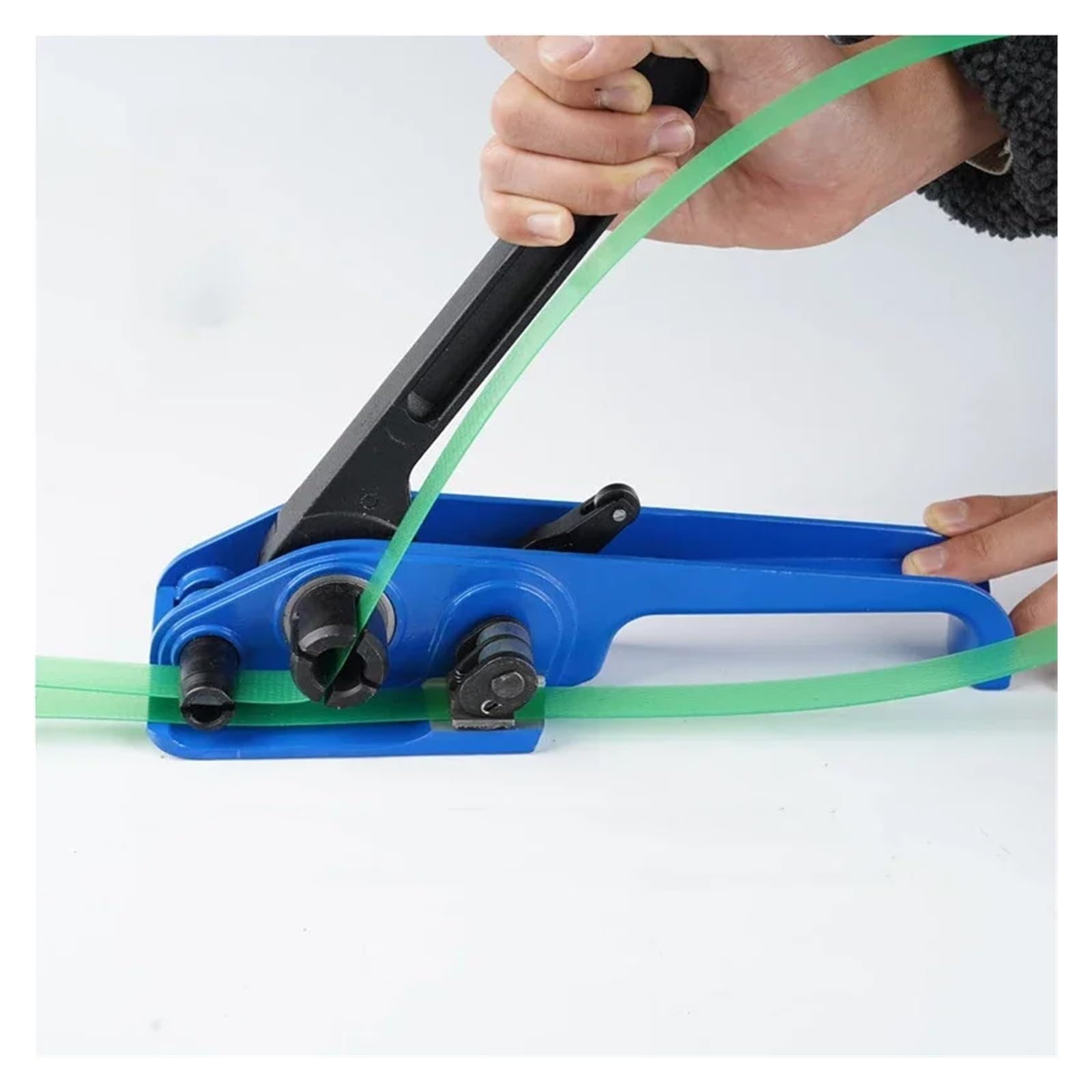 Macchina per l'imballaggio, Tenditori for cinghie manuali durevoli, strumento manuale for sigillare reggette in plastica PET PP e strisce di cavi compositi(C)