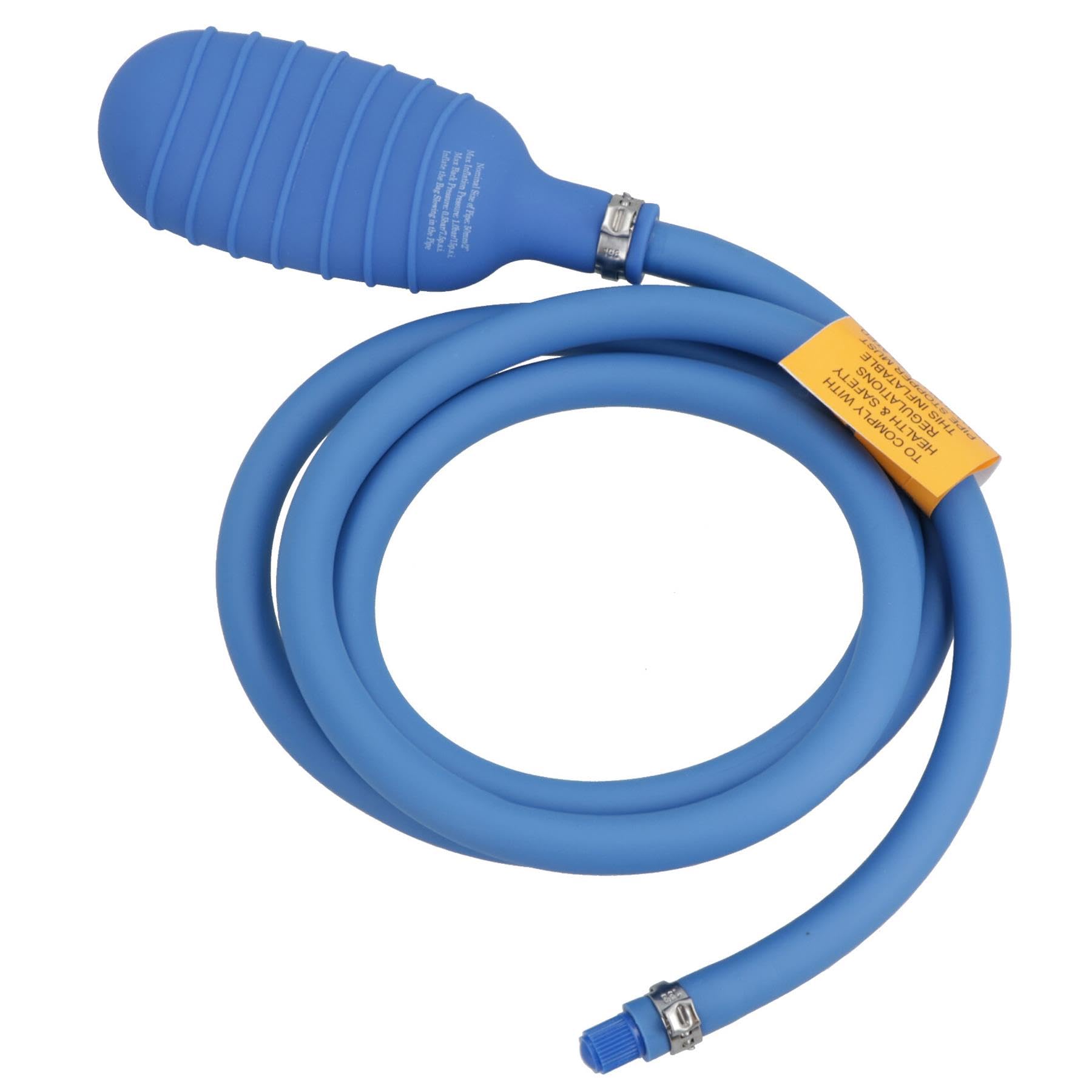 Bolsa de aire de prueba inflable de sellado de PVC, 50 mm, tapón de tubo de drenaje y bomba de mano