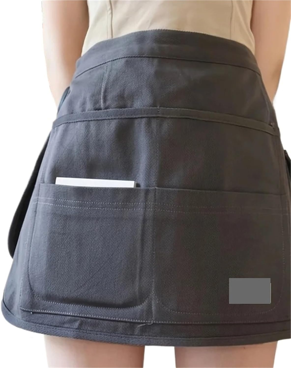 Tool Belt Pouch Multi-Pocket Canvas Tool Apron for Hand Gardening, Industrial Work, and Hairdressing
