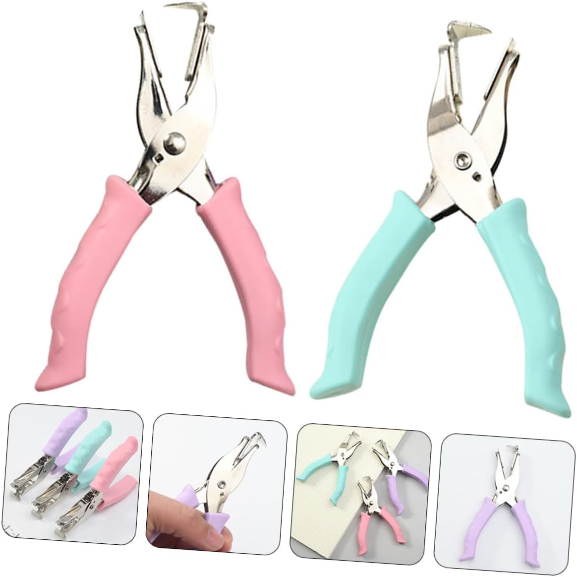 EXCEART 4pcs Hand Held Staple Removers for Effortless Staple Removal Lightweight and Compact Office Tools Random Colors for Home School and Office Use
