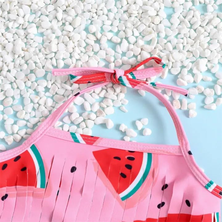 Image of Baby Bucket Girls Stylish Two-Piece Swimsuit| Baby Girl Bikini Swimsuit with Headband