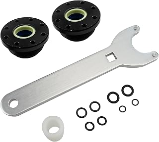 Seastar HC5345 Seal Kit, HS5157 Front Mount Hydraulic Steering Cylinder Seal Kit with Pin Wrench, Fit for HC5340, HC5341, HC5342, HC5343, HC5344, HC5345, HC5346, HC5347, HC5348