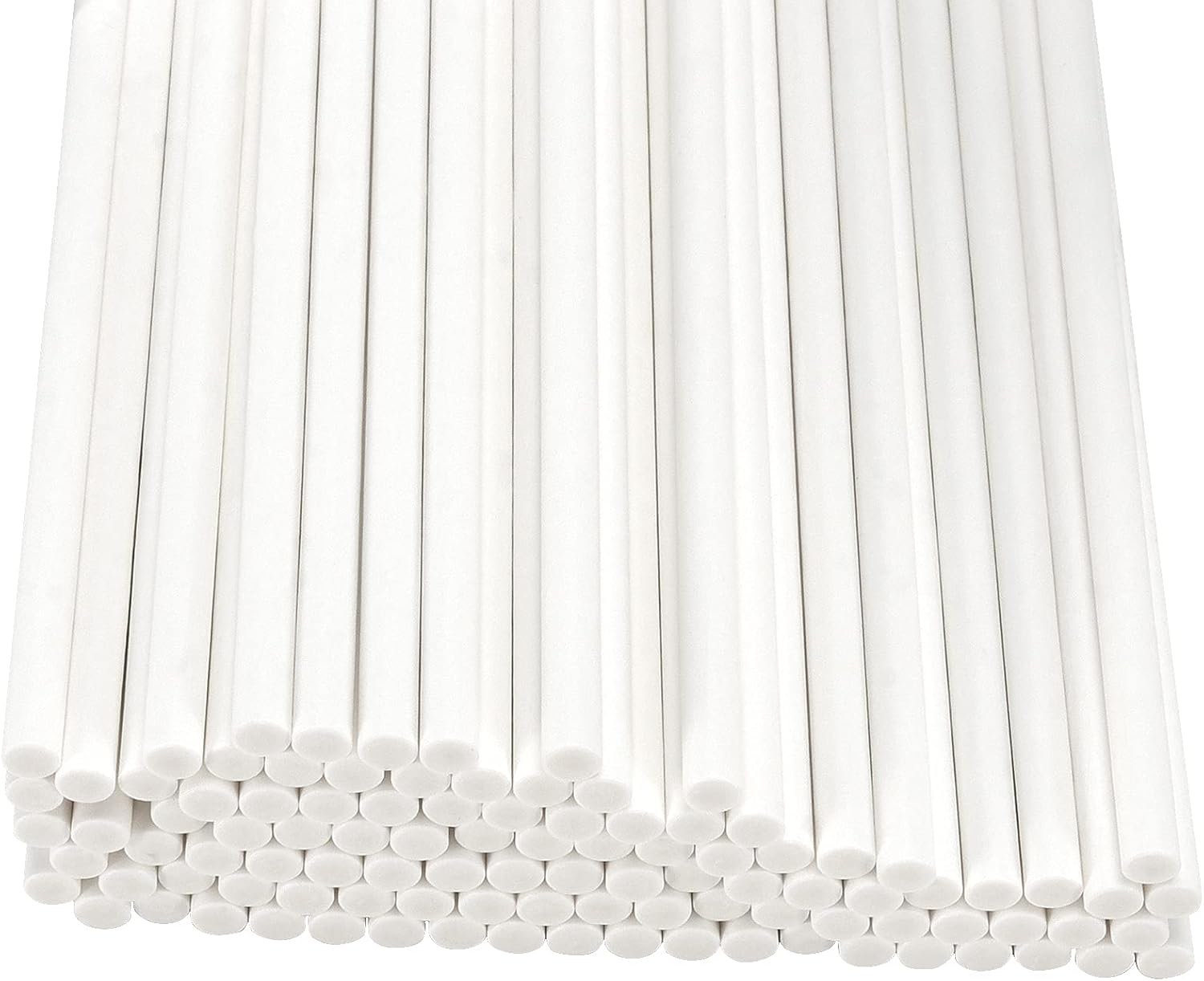 JEUIHAU 2000 PCS 6 Inches Lollypop Sticks, Paper Treat Stick, White Sucker Sticks, Treat Lollipop Sticks