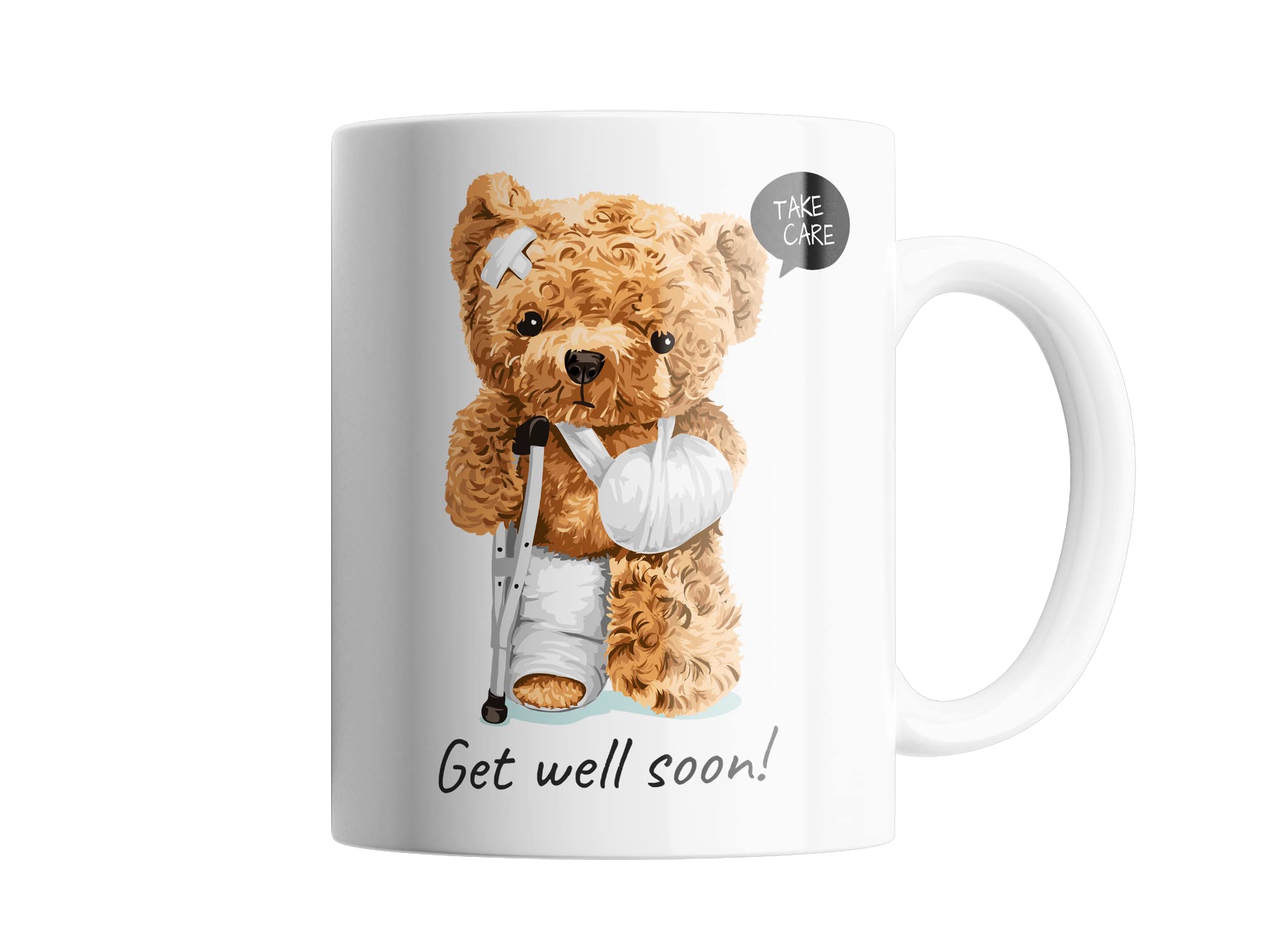 Teddy Theme Mug, Teddy Mug (Get Well Soon)
