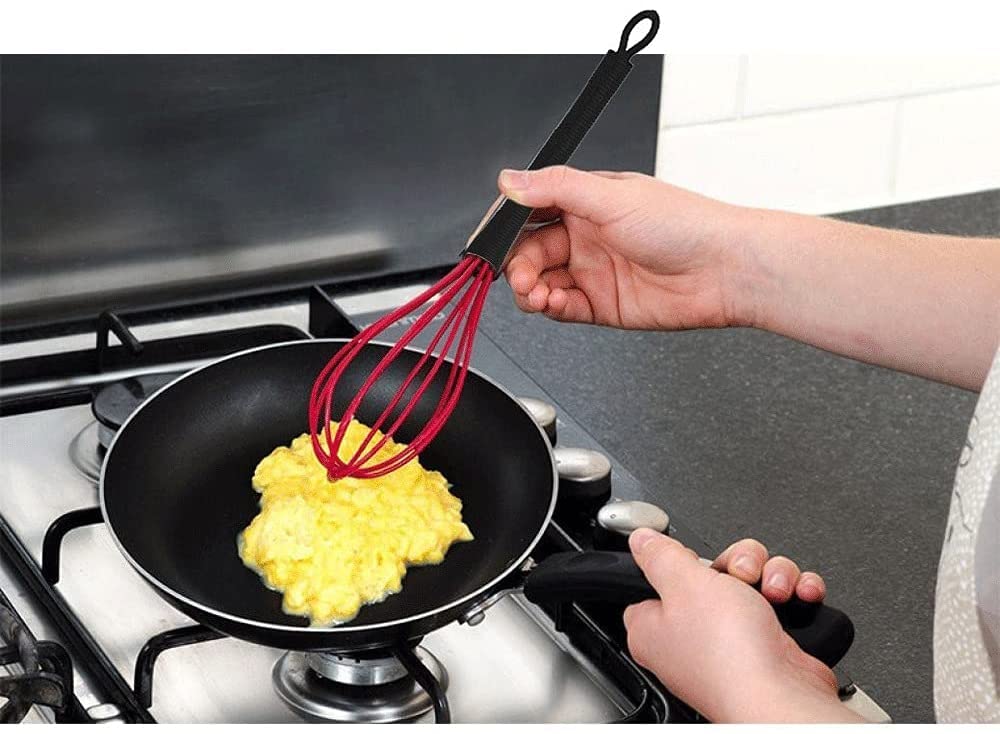 Fruste per Uova per Cucinare Mini Frullino in Plastica Multifunzione, Frullino per Le Uova Frullino per Crema Colorante per Capelli, Frusta in Plastica Comodo Frullino per Miscelare Senza Sforzo (Colo