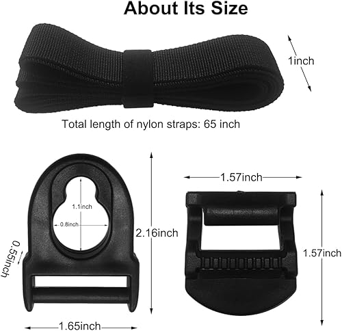 Miniatura 2 de Kayak Seat Repair Kit Clips & Hooks Compatible with Lifetime Emotion Seat Contain Seat Clips and Hooks Fits (8 Pack)