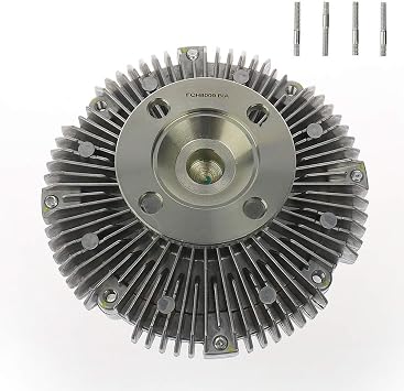 IRONTEK Engine Cooling Fan Clutch Fit for TOYOTA 88-92 CRESSIDA, 90-01 LAND CRUISER, 99-02 ROYAL Saloon Radiator Fan Clutch with Pulley