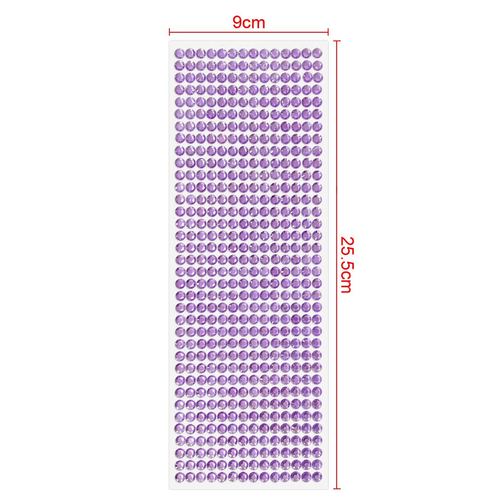 5040 Pièces Strass Autocollants 5mm Rose - Pierres Précieuses Adhésives Pour DIY, Ongles, Visage Et Décoration Strass 5mm
