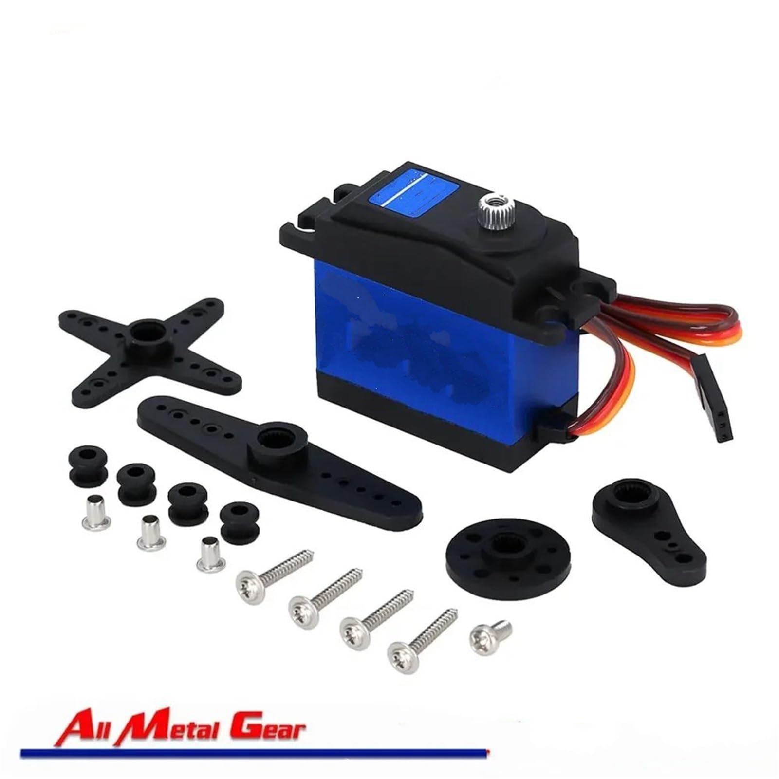 Servo Metal Digital para Alto Par para Coche RC Control Remoto Eléctrico Actualización Repuestos Piezas Reparación Piezas Mejora Modelos RC