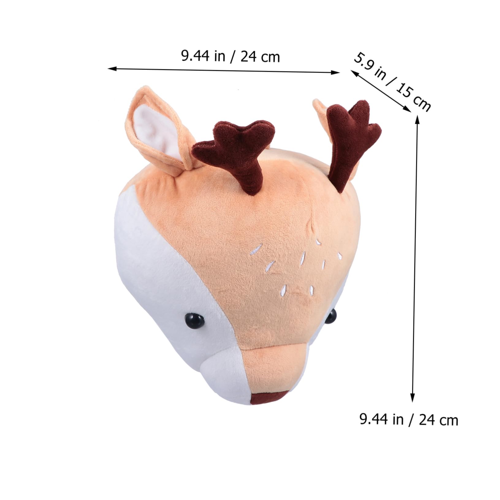 Amazon.co.jp: KOMBIUDA 壁掛け鹿ぬいぐるみ 鹿の人形 吊り下げ式