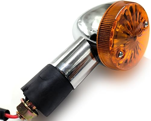 Miniatura 3 de Señales de giro universales para motocicleta, luz intermitente delantera y trasera, compatible con Yamaha, motocicleta, bicicleta, cruiser, bobber,