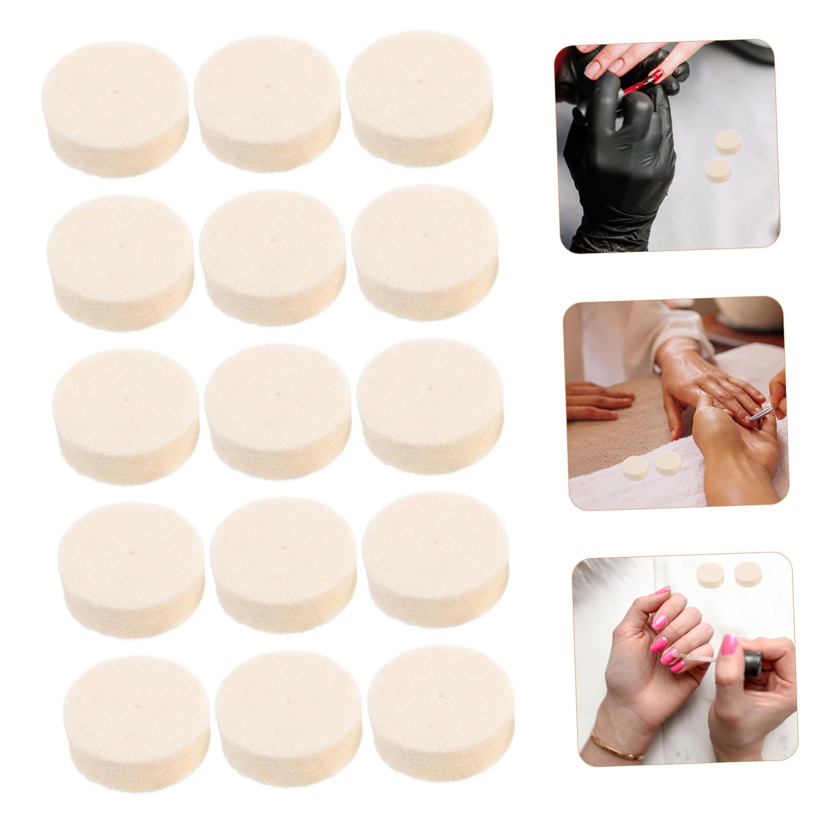 Amosfun Juego De Cabeza De Molienda De Lana Pulido Cepillo De Rueda Ruedas Abrasivas Para Pulir Kit De Accesorios De Herramientas Rotativas Volante 100 Piezas*4