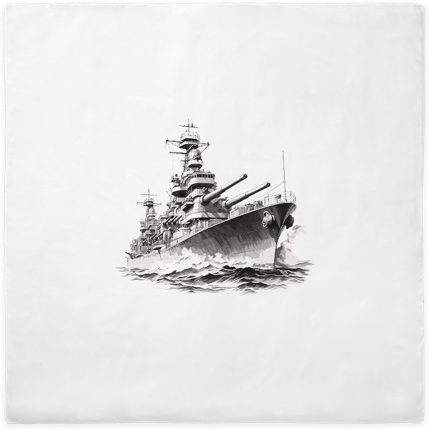 CafePress German Battleships of WW2 Navy T Queen Duvet Cover, Printed Comforter Cover, Unique Bedding