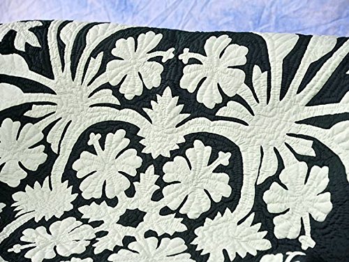 Miu Mint Alohaスプレッド Amazon｜ミウ・ミント・アロハ ハワイアンキルト しつけ済み製作