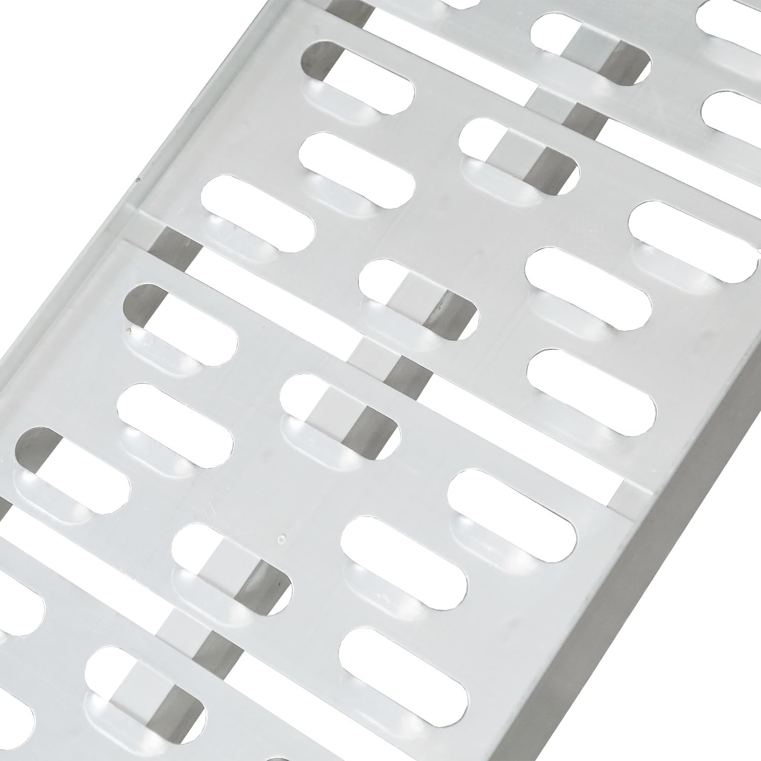 Set di 2 rampe pieghevoli in alluminio, 226 cm, portata 340 kg | Rampa di carico pieghevole e antiscivolo per rimorchi, moto, ATV, quad e auto