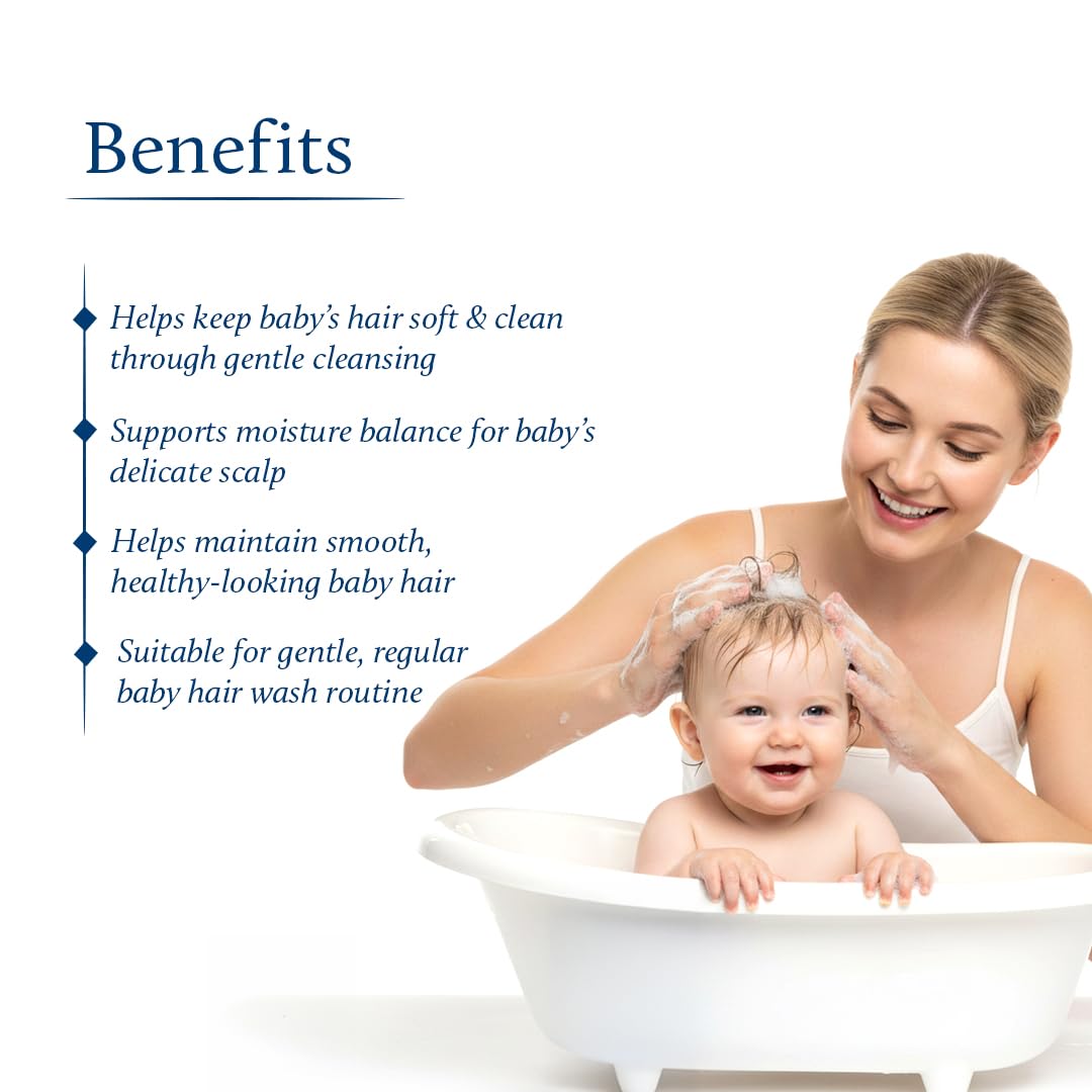 Blue Nectar Shampoo per bambini con gel naturale per la pulizia gentile, formula senza tear, 0 anni, per pelle asciutta e sensibile (200 ml, 14 erbe aromatiche)