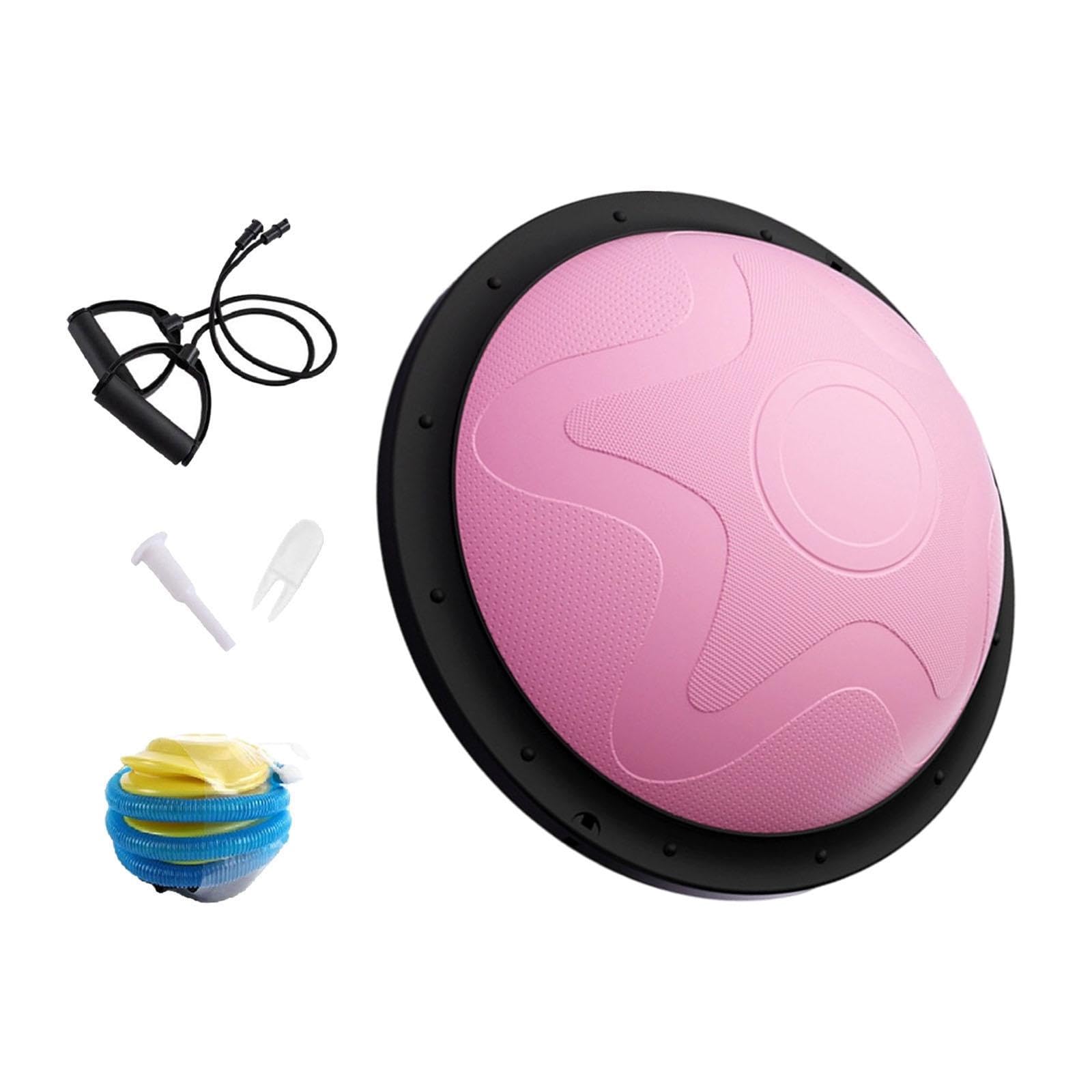 BNF® 18.11inch Balance Ball Trainer Multipurpose Workout Equipment for Planks Gym Pink-Sports, Fitness & Outdoors/Exercise & Fitness/Accessories/Gyroscopic Hand Exercise Balls
