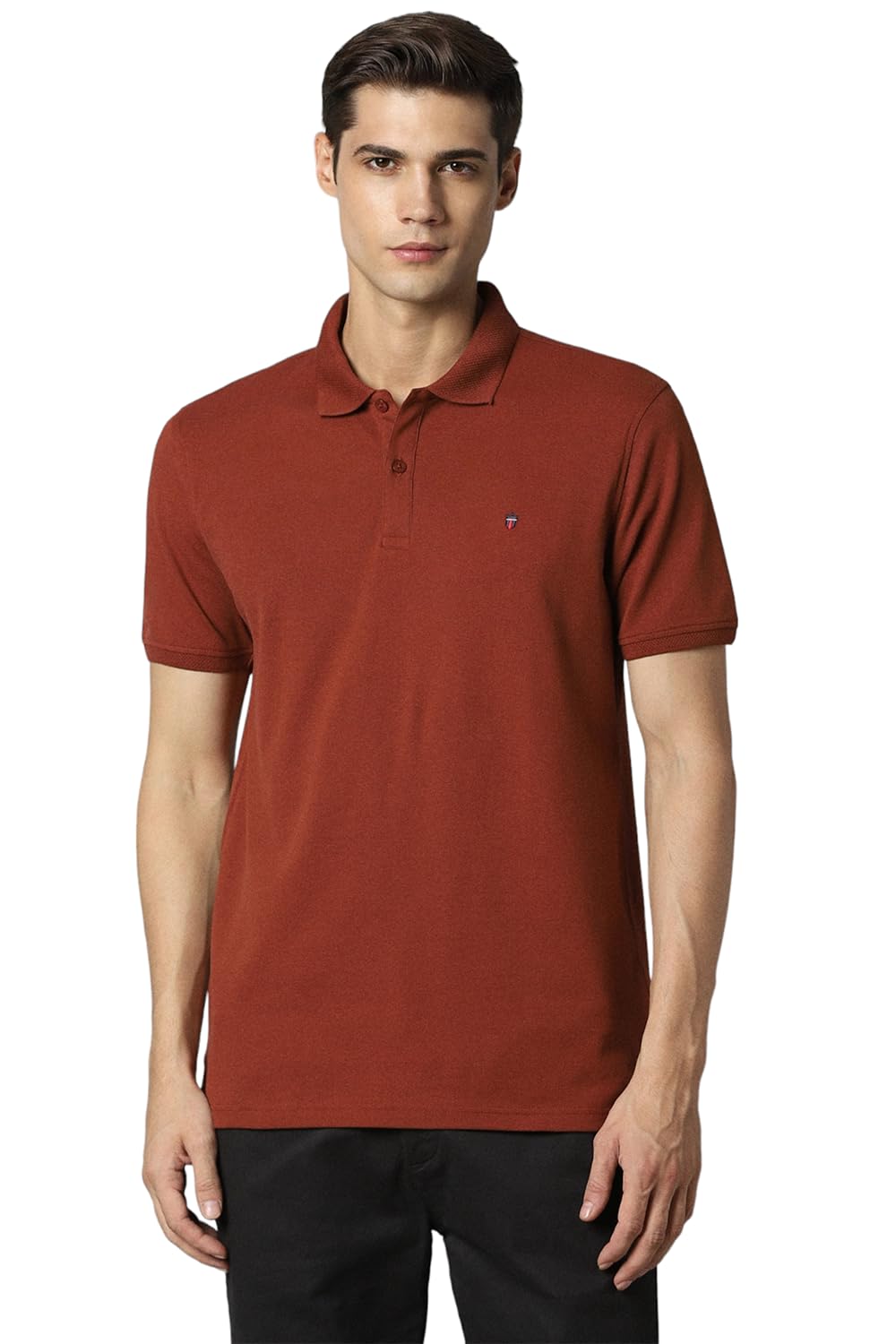 louis philippe Men's Cotton Solid Slim Fit T-Shirt-picture-20