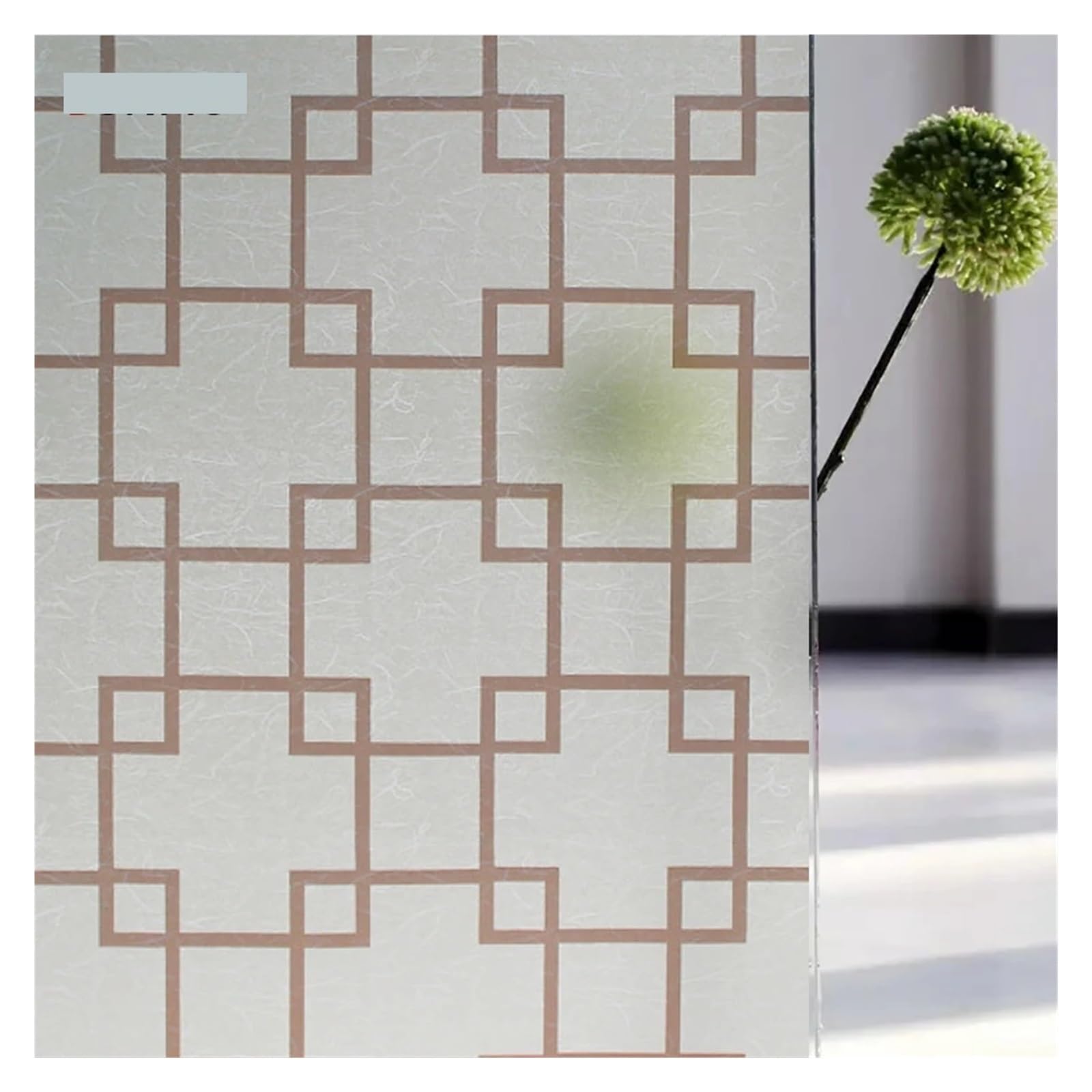 SHALLEZSOU Window films Privacy Window Film Sun Protection Blocking Self-adhesive For Home Frosted Opaque Stained Glass Sticker