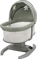 Mastela Cadeira Berço Moisés Multimotion Infantil Balanço Automático Com Timer e Música Criança Verde