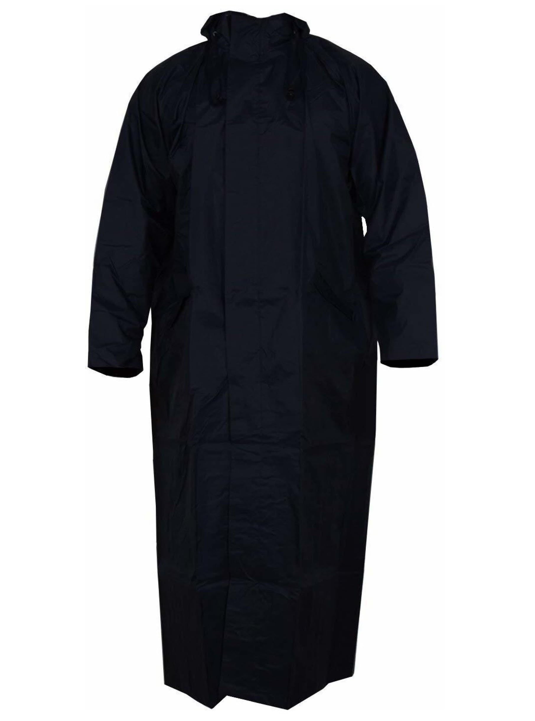 Men & Women Waterproof Raincoat with Hood & Side Pockets-image-26
