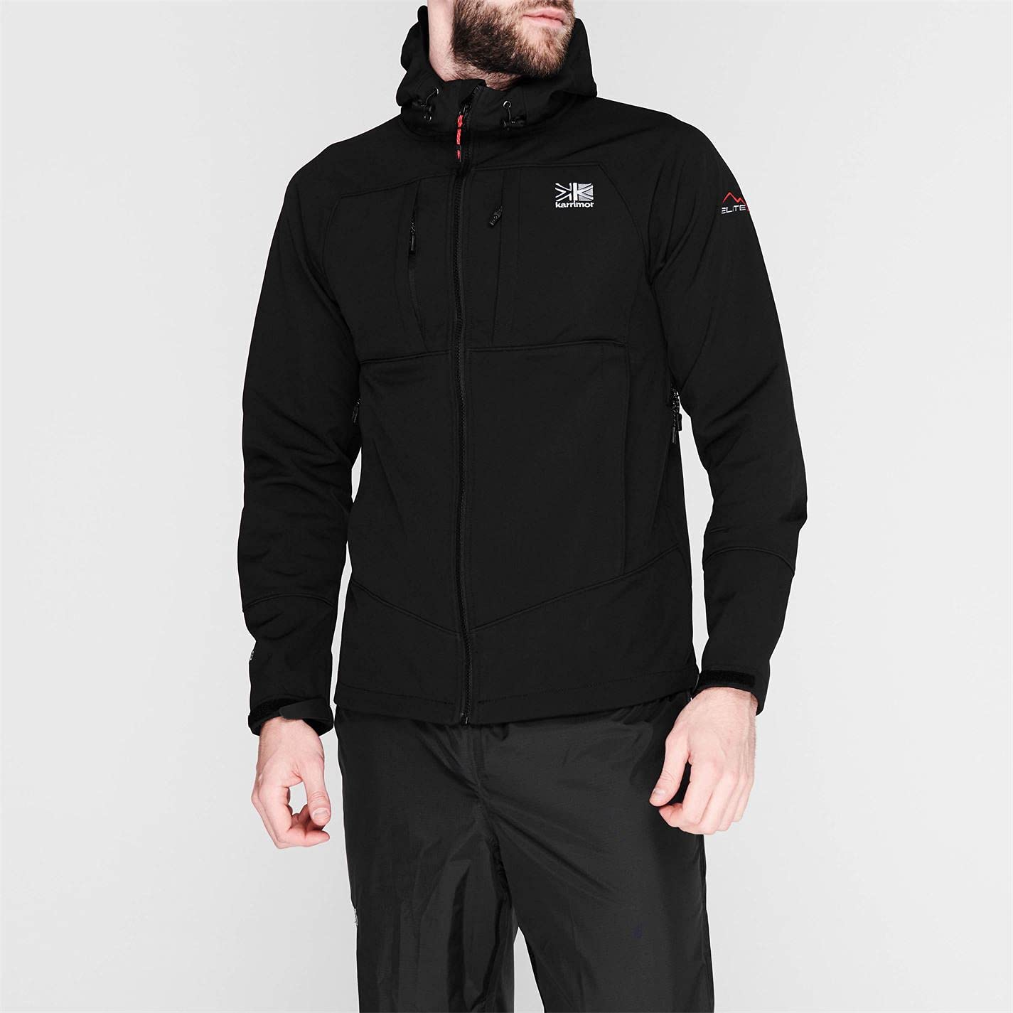 Karrimor Uomo Alpiniste Morbida Shell Giacca Leggero Zip