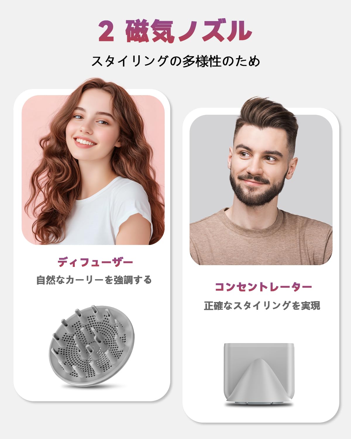 Amazon | ドライヤー 大風量1300W 速乾 折りたたみ ヘアドライヤー
