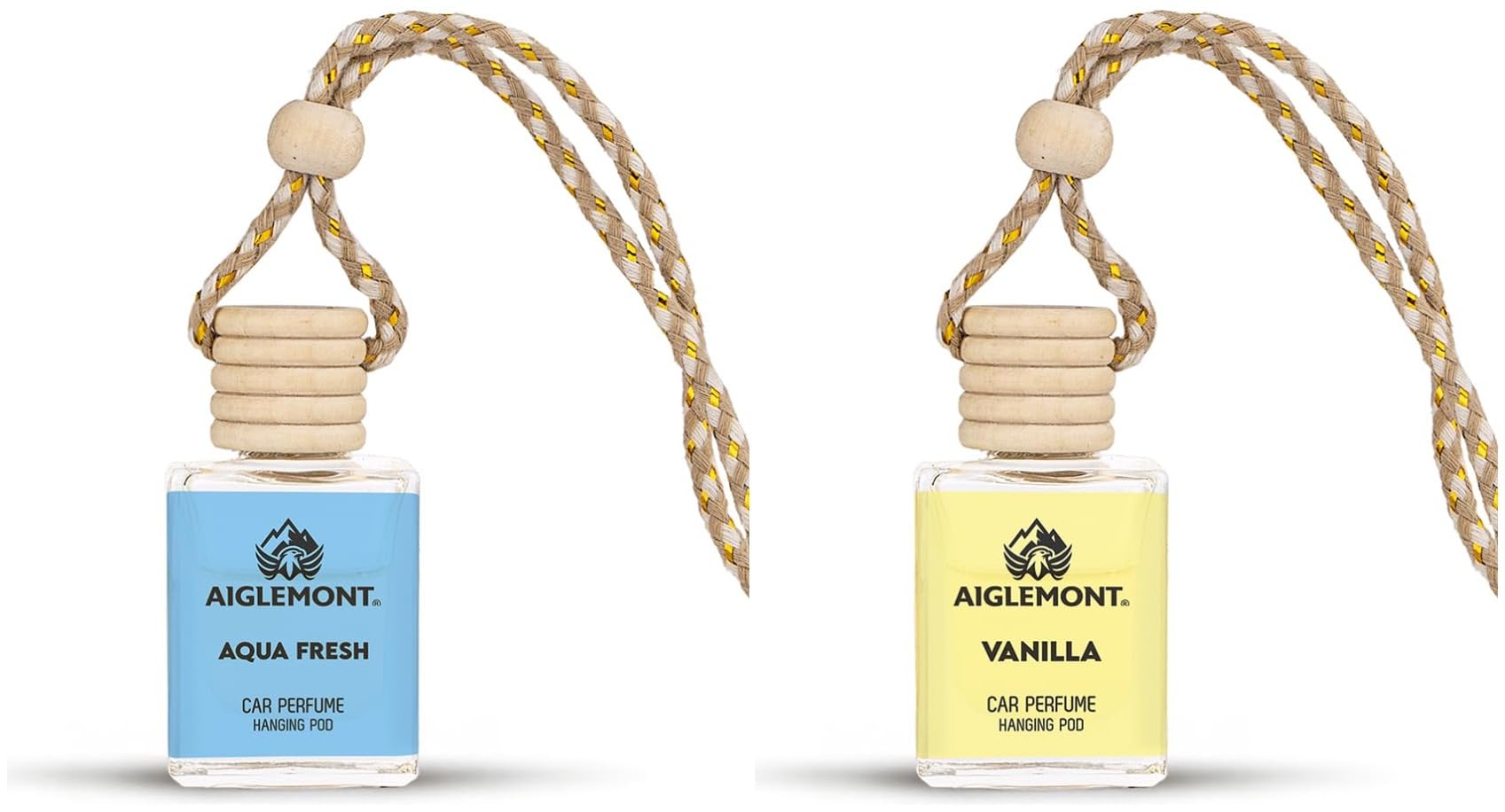 Car Perfumes combos | Aqua Freshwith Vanilla| Combo of 2 | 10 ml Each-image-36