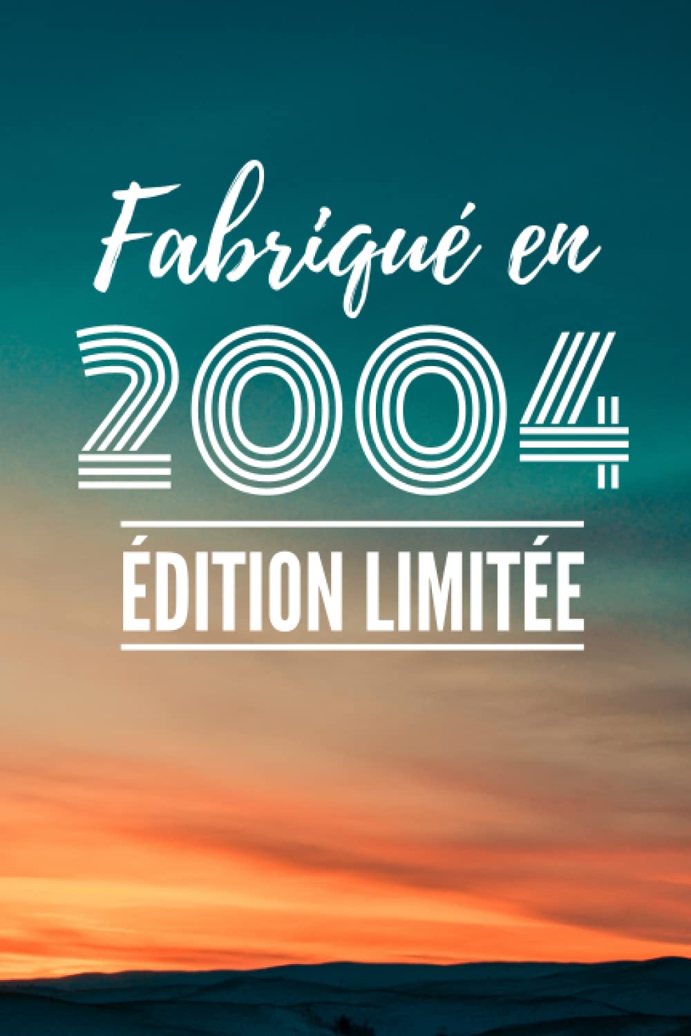 Fabriqué en 2004: Carnet de notes ligné, Cadeau Anniversaire Humour pour Homme et Femme née en 2004 - 110 pages - 15.24 x 22.86 cm (French Edition)