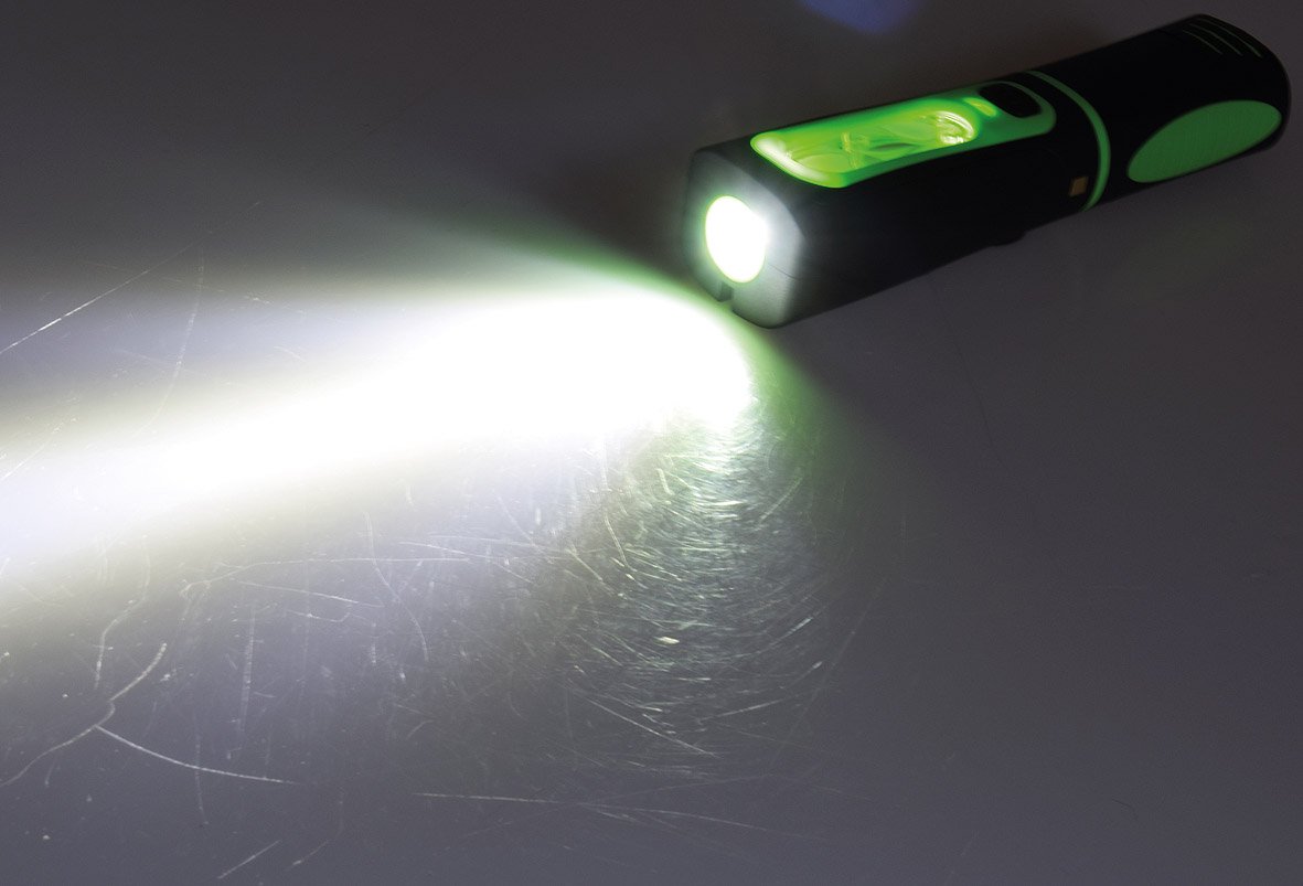 ChiliTec Lampe LED IP44 avec batterie et station de charge flexible rotative 2 chargeurs avec station de charge I Support magnétique
