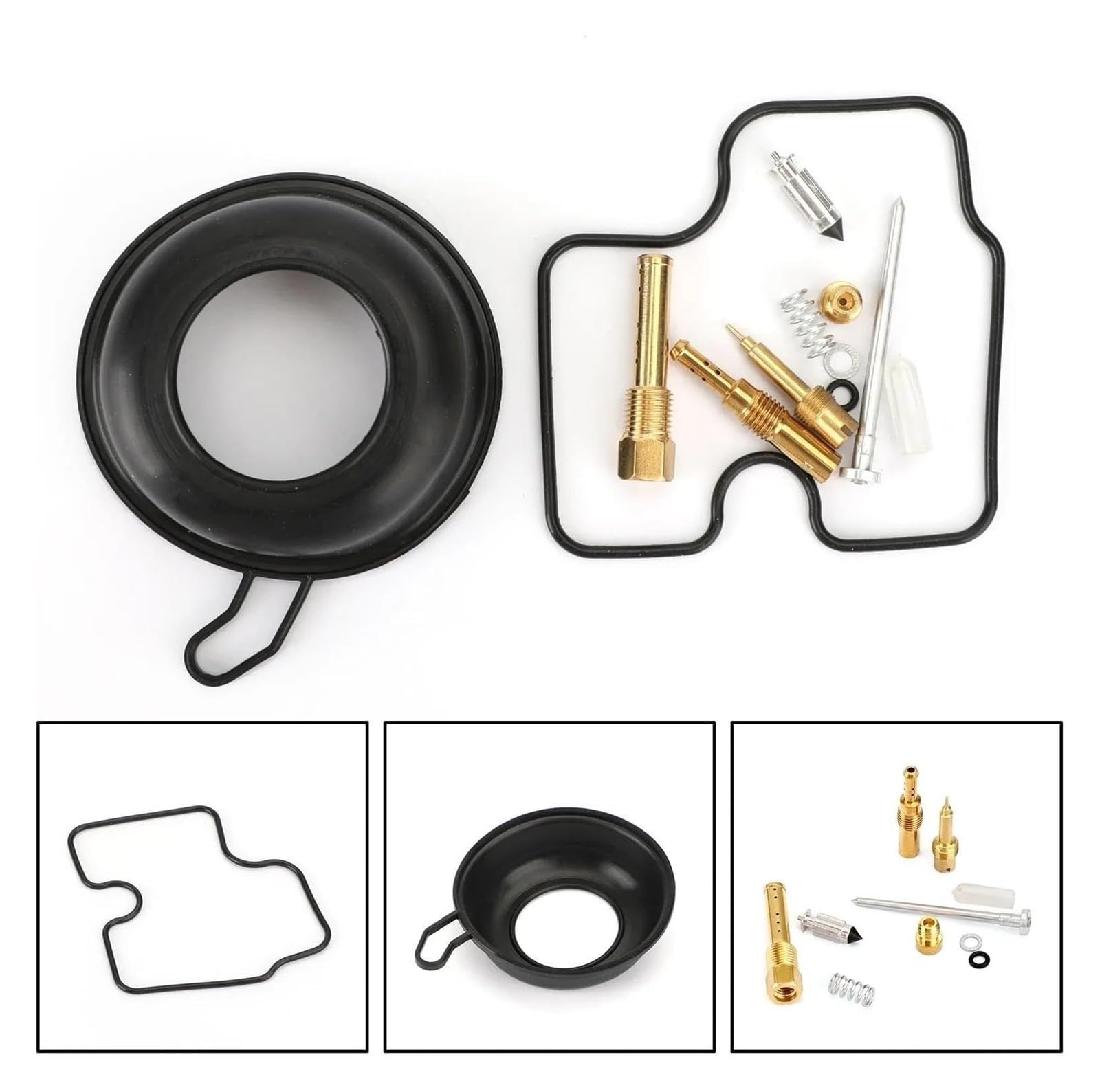 Kit De Reparación De Carburador Motocicleta para CB400 NC31 CBR400RR NC29 Y CB400SF V-Tec Incluye 4 Juegos Juntas De Diafragma. Carburador de Motocicleta