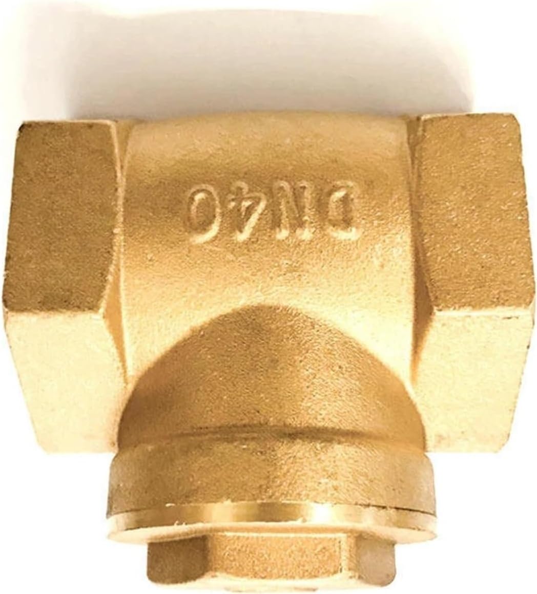 Brass Horizontal Check Valve 1/2" 3/4" 1" 2" 3" 4" Female Thread for Backflow Prevention - 1 Piece(1inch)