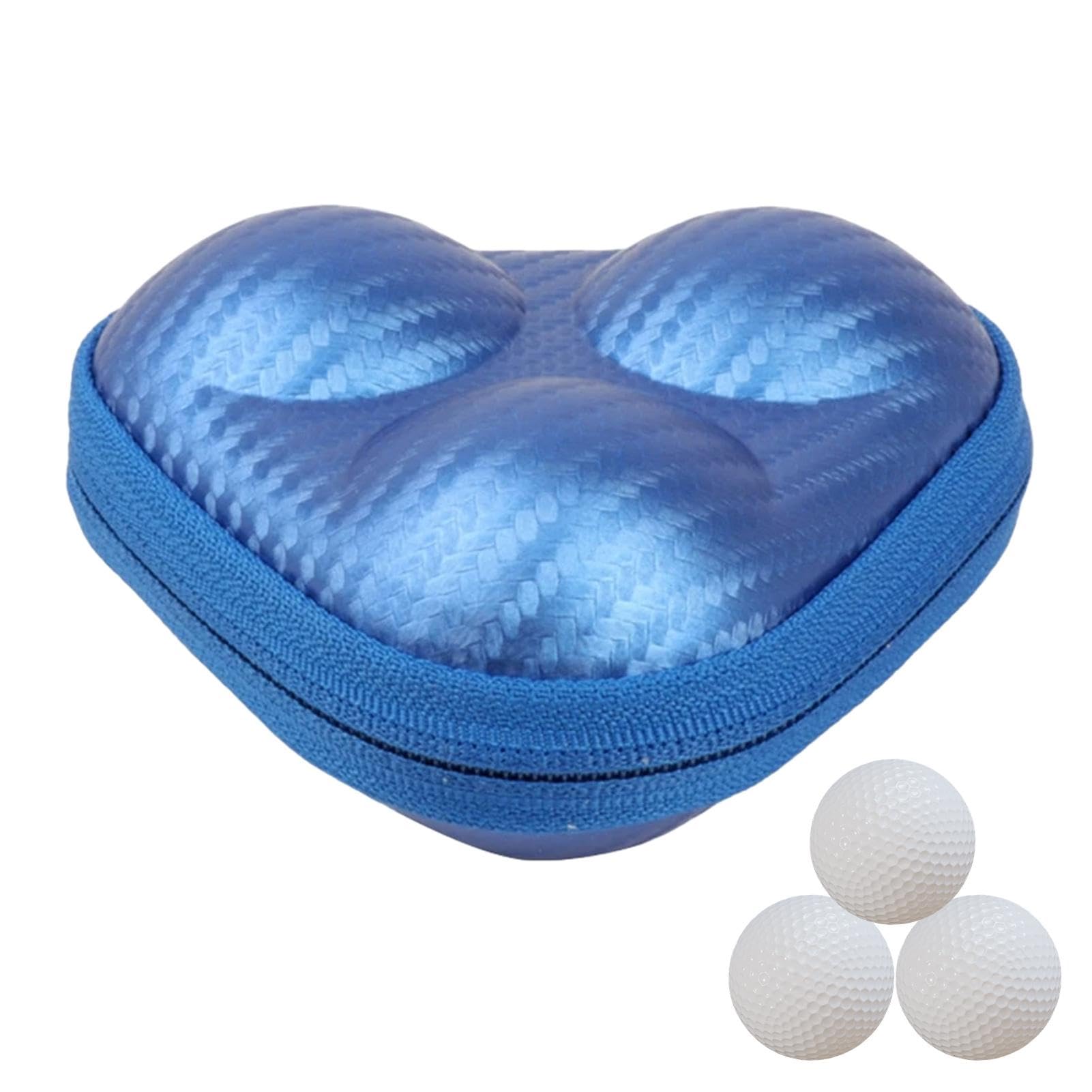 Borsa da golf porta palline portatile custodia con cerniera scatola rigida leggera