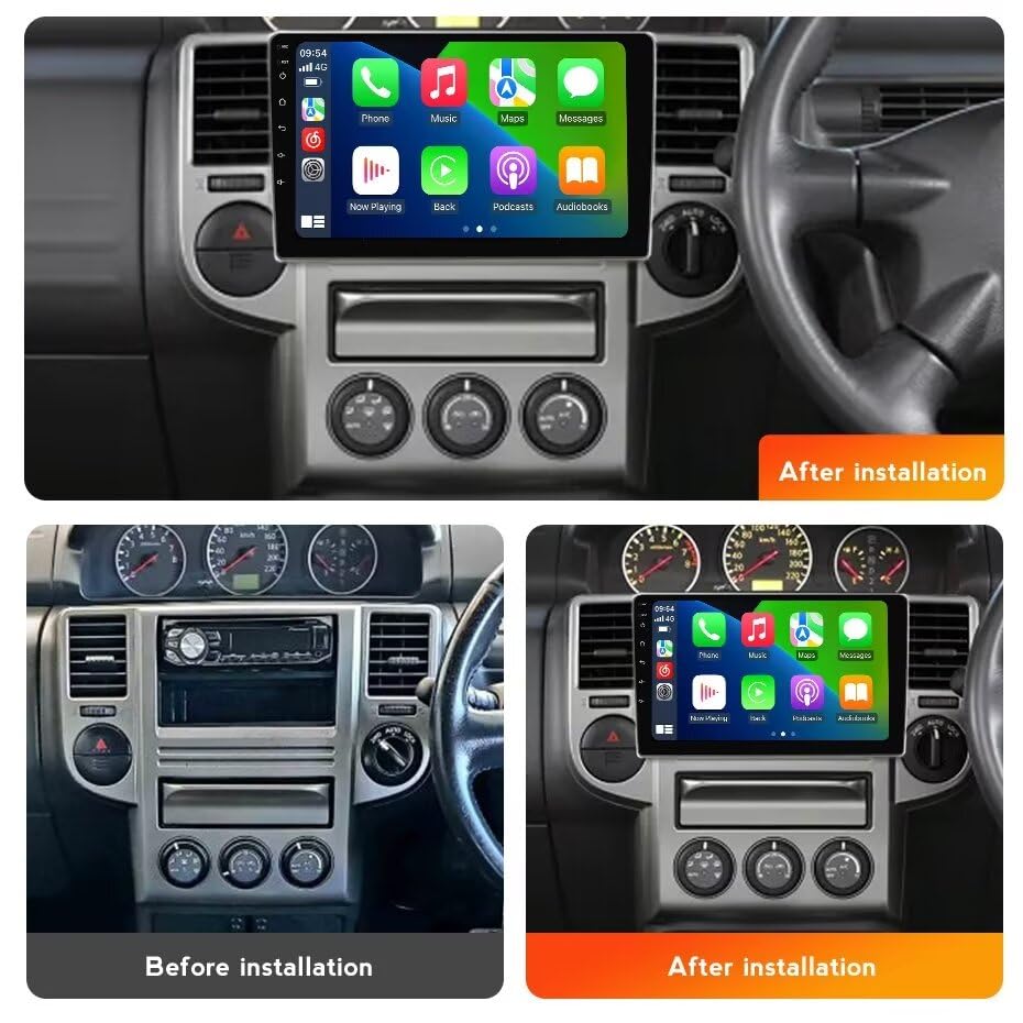Autoradio Android 2 DIN Pour Nissan X-Trail 2003-2007 – Écran 9 - 4
