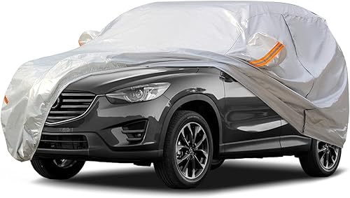 Funda impermeable de 6 capas para automóvil para todo tipo de clima, funda de automóvil resistente para Mazda CX-5, fundas de automóvil para