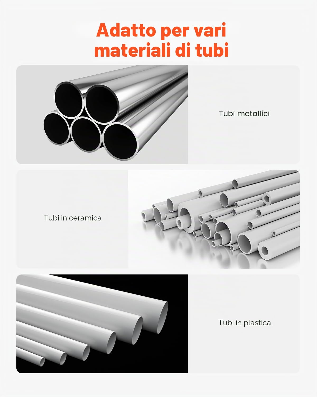 VEVOR Morsa a Catena per Tubi per Impieghi Gravosi, Catena Robusta da 660 mm e Base in Ghisa, Supporto per Piastra Morsa con Attacco a Gancio con Altezza Regolabile, Adatto a Ricevitori da 50 x 50 mm