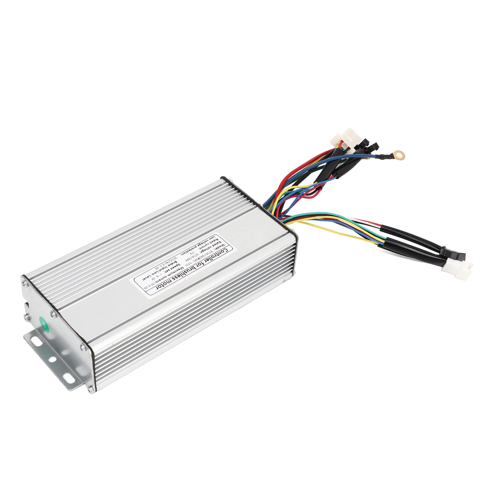 BuyWeek Controlador de Motor de Bicicleta Eléctrica, Controlador Sin Escobillas 36V 48V 1000W 1500W 35A de Onda Cuadrada Controlador de Bicicleta Eléctrica