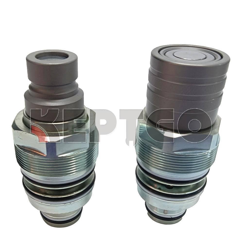 6679837 6680018 Male & Female Flat Face Coupler Kit for 753-883 T140-T870