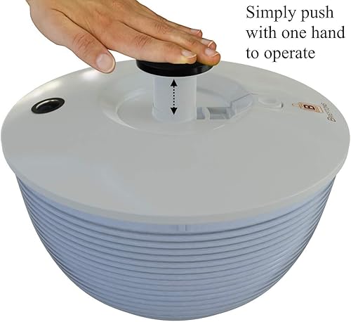 Miniatura 4 de Brieftons Spinner de ensalada (6.2 cuartos de galón) y espiralizador Brieftons de 7 cuchillas