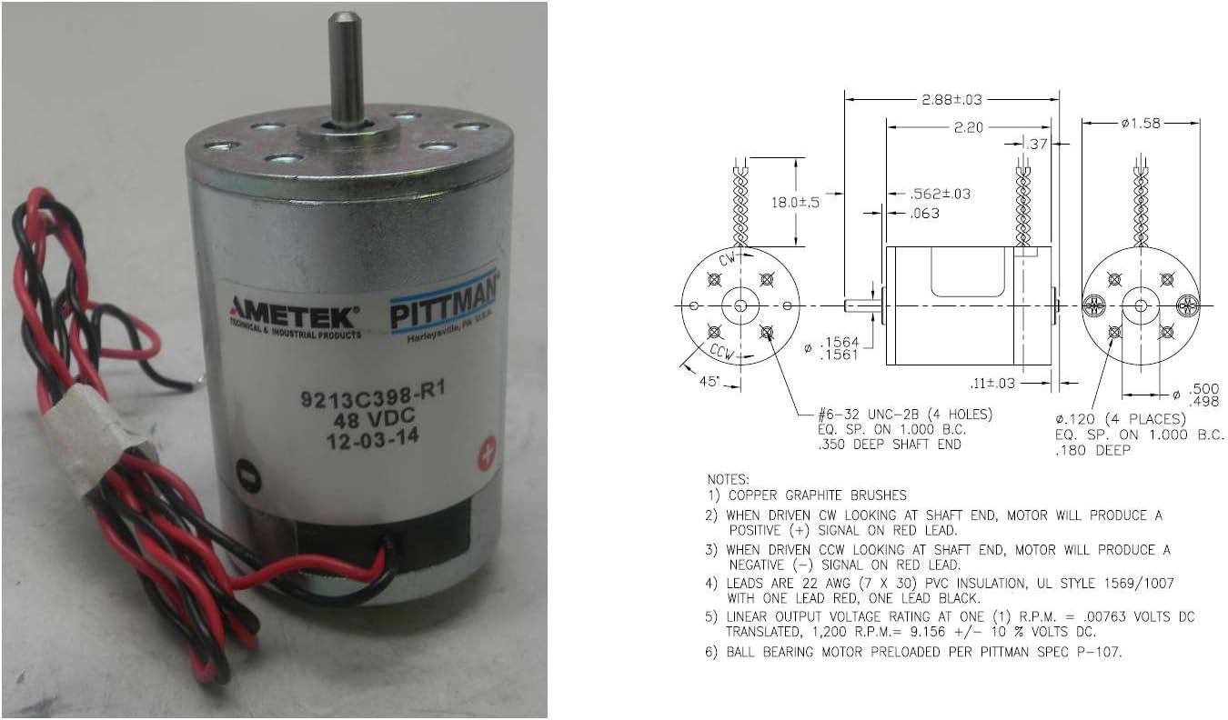 Tach Generator / Motor 48 VDC: 04573067
