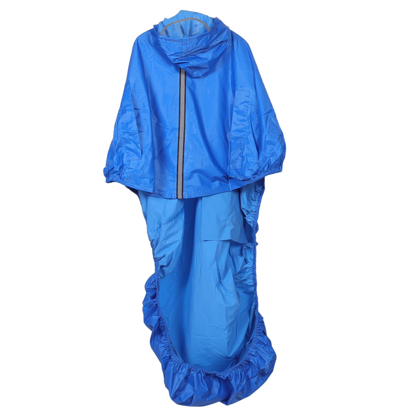 Elektrischer Rollstuhl Regenponcho PVC mit Kapuze, Blau