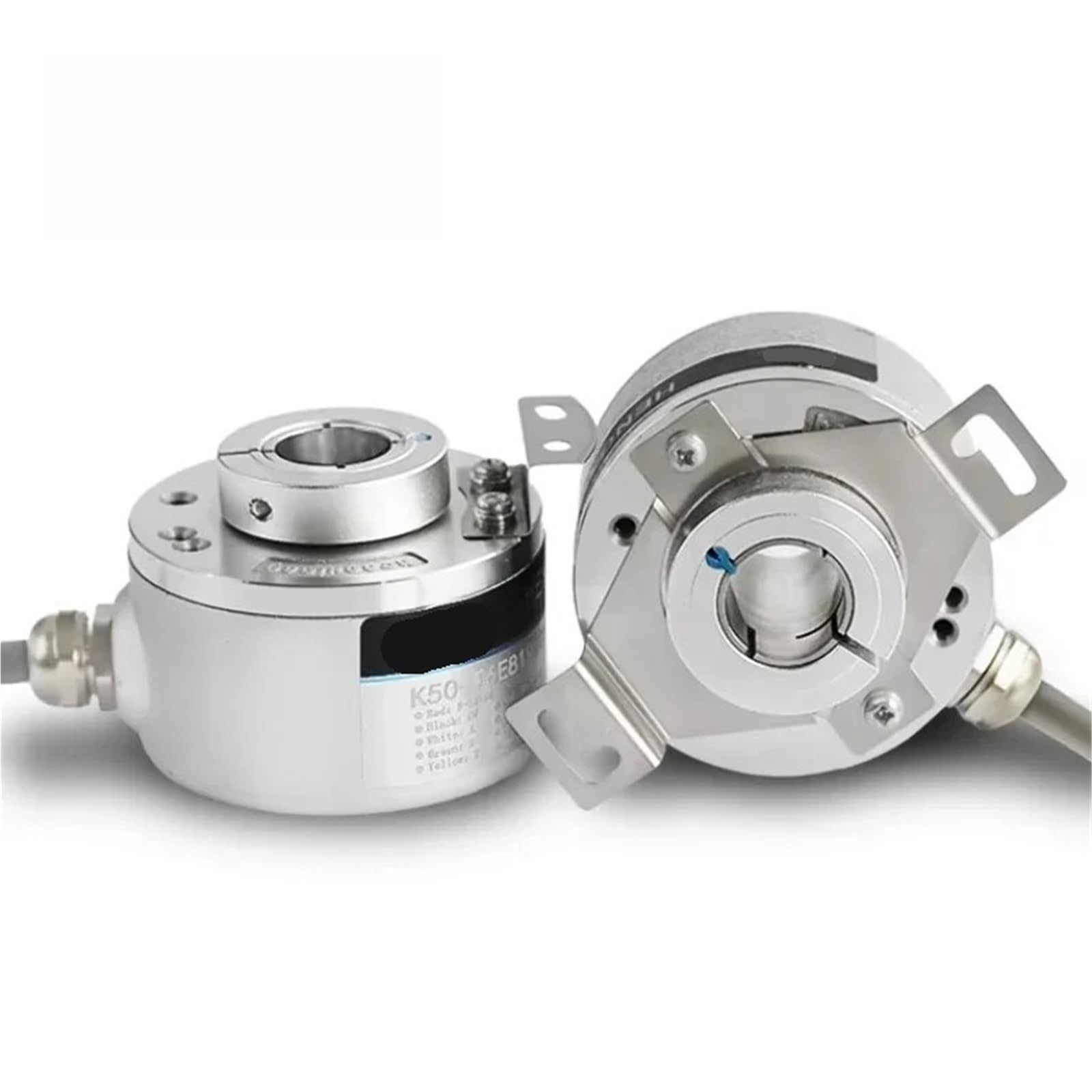 TKGMGTN 1pc K50 Hollow Shaft Incremental Rotary Encoder 1000 Plus 5v NPN/PNP/TTL/HTL Circuit High Speed to 6000rpm