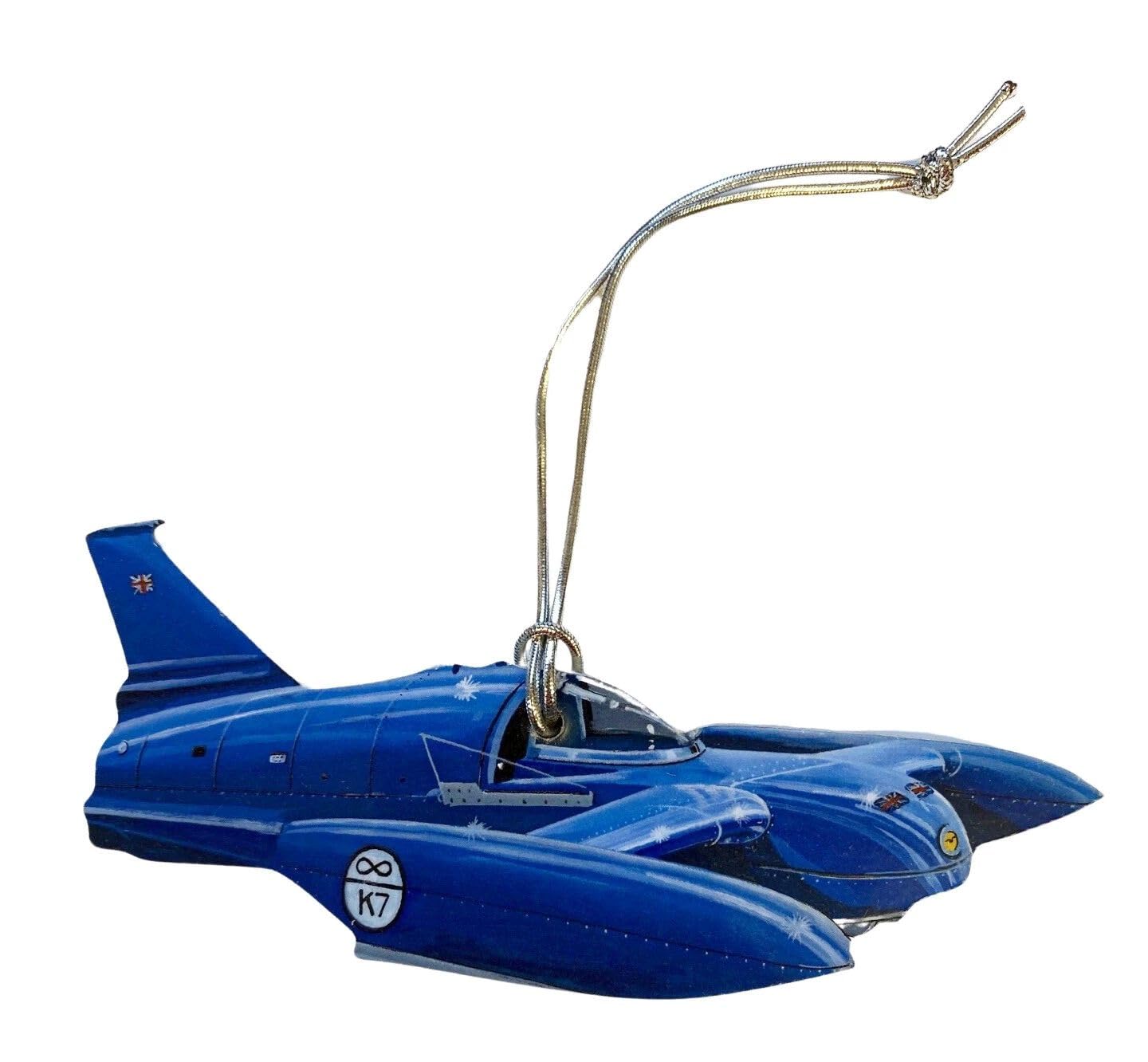 The Blue Bird Car Christmas Tree Decoration - A59-D