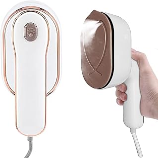 ZStarlite Steamer Steam Iron Clothes Ceramic Plate Design, Foldable 1000 W Steamer Travel Iron Mini, 15 Seconds Quick Heat...