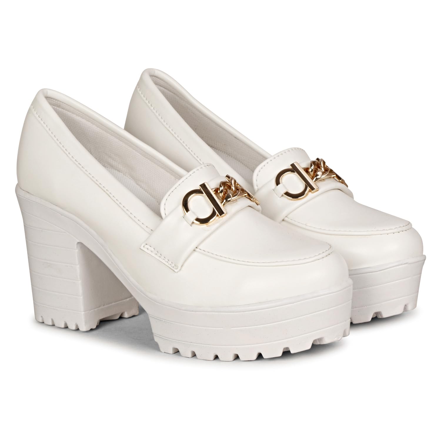 Saheb Casual Trendy Pull On Belly Shoe for Women and Girl (848 White 6UK) (B0CW357CCQ) Amazon Price History, Amazon Price Tracker