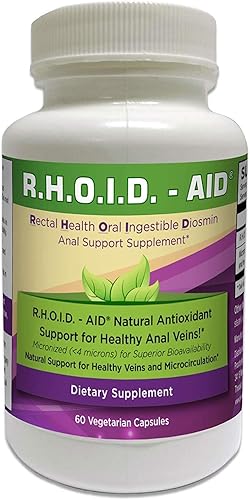 R.H.O.I.D. - AID Tratamiento de hemorroides 100% natural y suplemento de apoyo anal