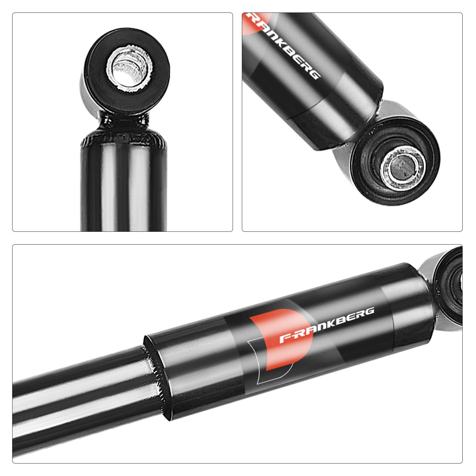 Frankberg 2x Presión del gas del amortiguador Eje Trasero Compatible con Combo 2001-2012 Corsa C 2000-2012 Zafira A 1999-2005 Meriva 2003-2010