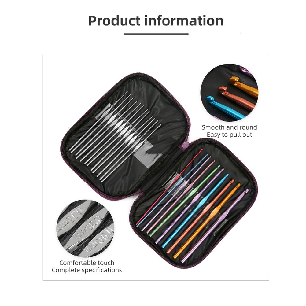 Lot De 100 Crochets à Crochet Dans Un étui - Poignées