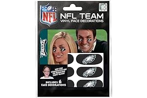 NFL Unisex-Adult Eye Black Stickers: Eagles Face Tattoos